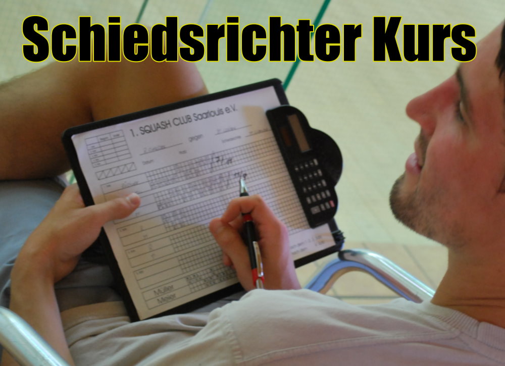 Squash Schiedsrichter Ausbildung